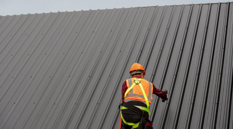Professional metal roof installation services in Chamois, MO